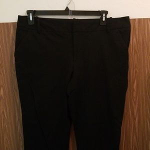EUC Ava & Viv black cropped pant sz 16
